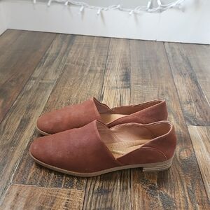 Clarks Women's Terracotta Suede Loafers